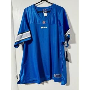 Pro Line Women’s 4XL Blank Detroit Lions Blue Blank Jersey NWT